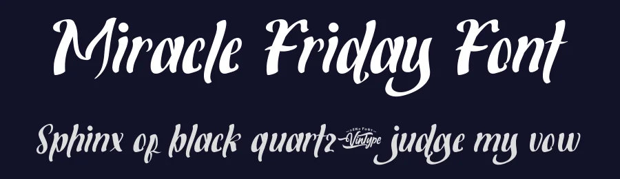 Miracle Friday Font by VinType — Display Font — thumbnail 2