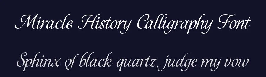 Miracle History Calligraphy Font by Fikryal Studio — Script Handwritten Font — thumbnail 2