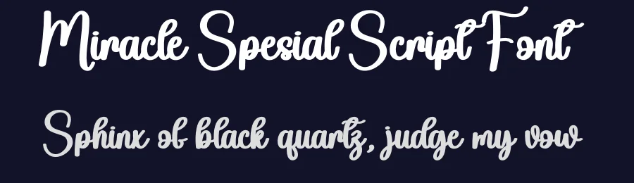Miracle Spesial Script Font by andikastudio — Script Handwritten Font — thumbnail 2
