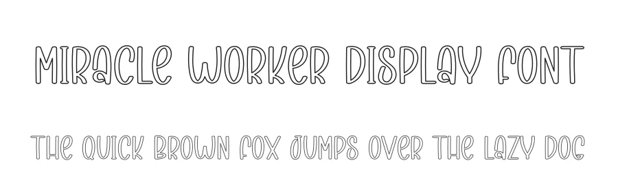 Miracle Worker Display Font by andikastudio — Display Font