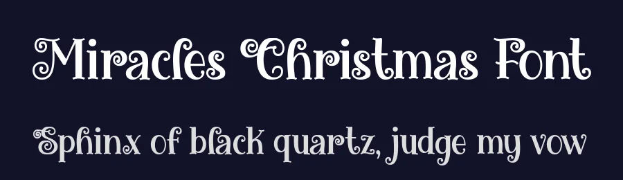 Miracles Christmas Font by Dreamink Studio — Display Font — thumbnail 2