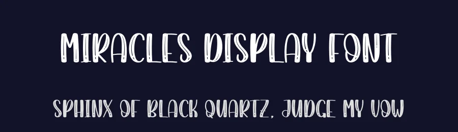 Miracles Display Font by creativeletter — Script Handwritten Font — thumbnail 2