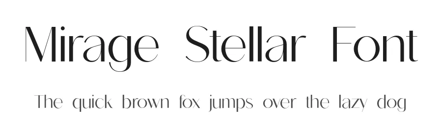 Mirage Stellar Font by UICreative — Sans Serif Font