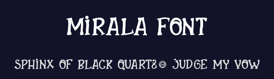 Mirala Font by CalligraphyFonts.net — Display Font — thumbnail 2