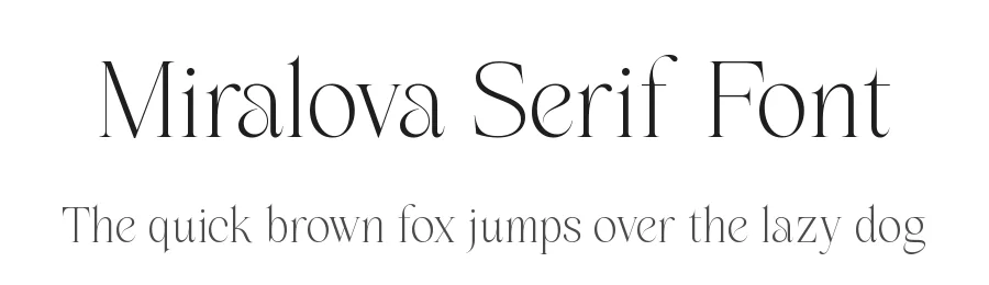 Miralova Serif Font by Sign Studio — Display Font