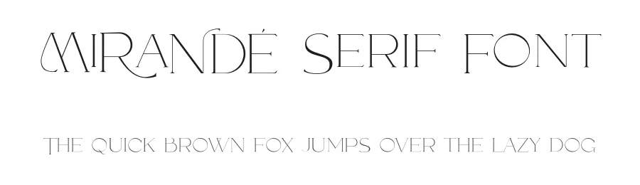 Mirande Serif Font by Vultype Co. — Serif Font