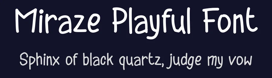 Miraze Playful Font by Tokokoo — Decorative Font — thumbnail 2
