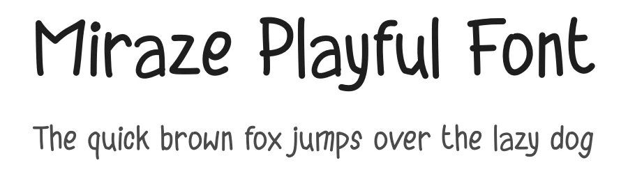 Miraze Playful Font by Tokokoo — Decorative Font