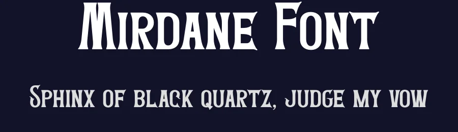 Mirdane Font by Rantautype — Display Font — thumbnail 2