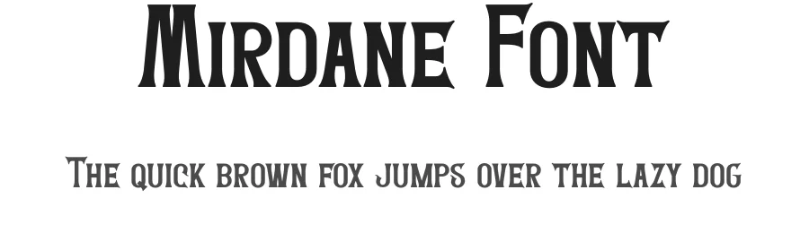 Mirdane Font by Rantautype — Display Font