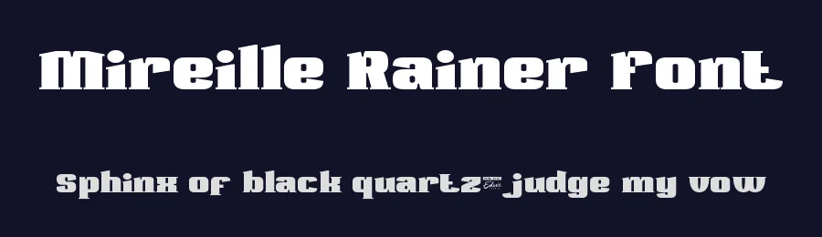 Mireille Rainer Font by edricstudio — Display Font — thumbnail 2