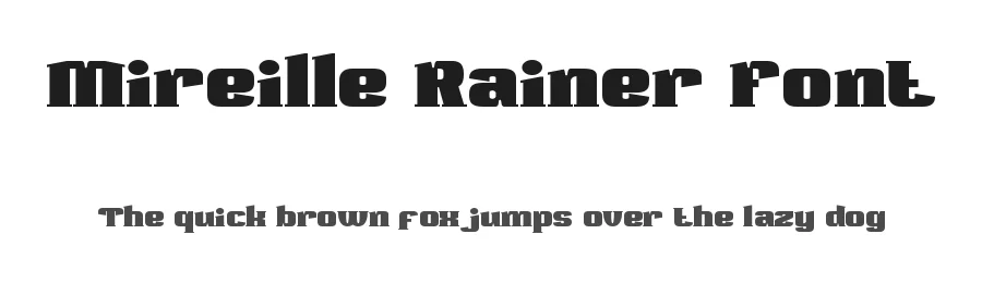 Mireille Rainer Font by edricstudio — Display Font