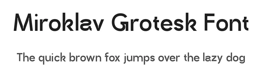 Miroklav Grotesk Font by Bentype Studio — Sans Serif Font
