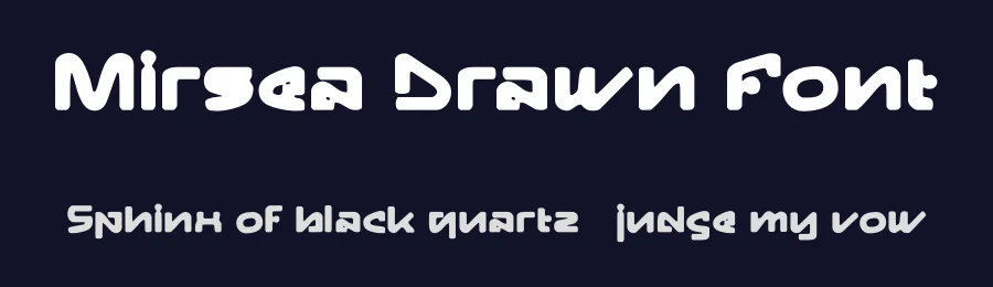 Mirsea Drawn Font by craftsupplyco — Display Font — thumbnail 2