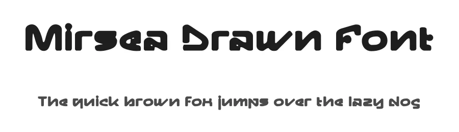 Mirsea Drawn Font by craftsupplyco — Display Font