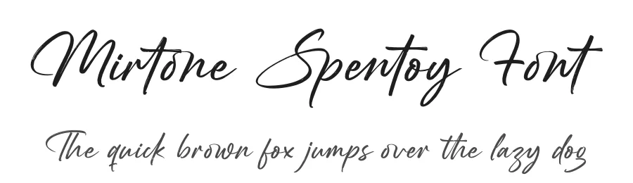 Mirtone Spentoy Font by letterenastudios — Script Handwritten Font
