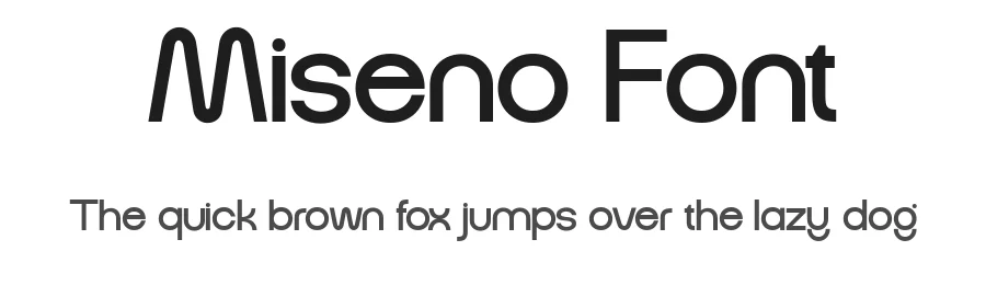 Miseno Font by Flawless And Co — Display Font