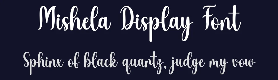 Mishela Display Font by DN Creative — Script Handwritten Font — thumbnail 2
