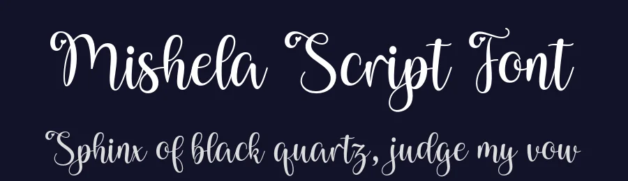 Mishela Script Font by Black Studio — Script Handwritten Font — thumbnail 2