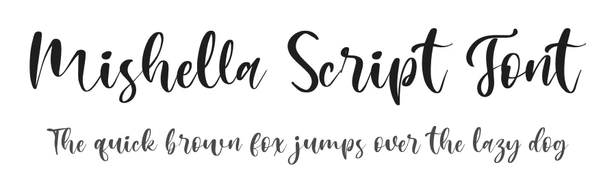 Mishella Script Font by letterenastudios — Script Handwritten Font