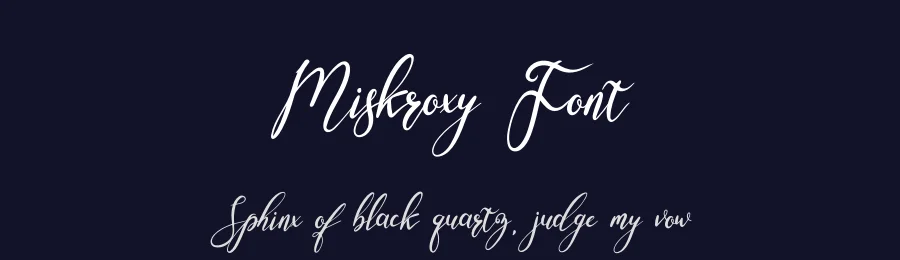 Miskroxy Font by khalwastudio — Script Handwritten Font — thumbnail 2