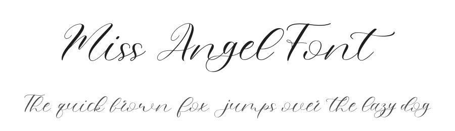 Miss Angel Font by Salamahtype — Script Handwritten Font
