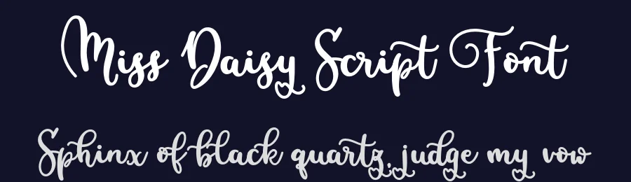 Miss Daisy Script Font by 178-MC — Script Handwritten Font — thumbnail 2