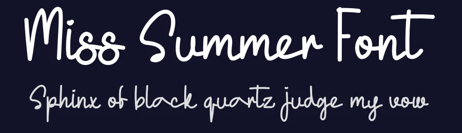 Miss Summer Font by levincreative — Script Handwritten Font — thumbnail 2