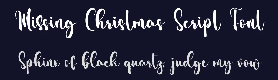 Missing Christmas Script Font by YanStudio — Script Handwritten Font — thumbnail 2
