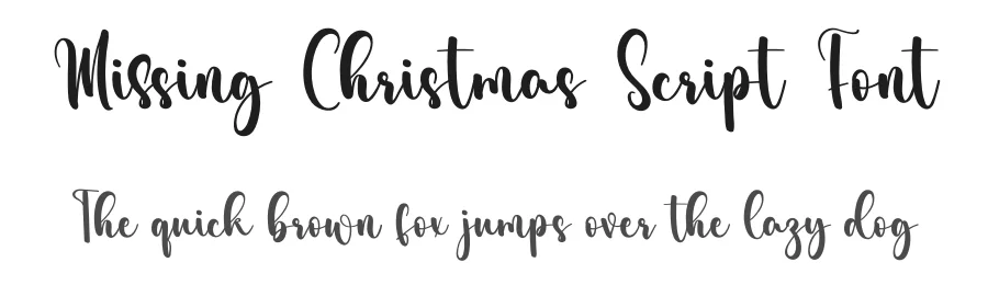 Missing Christmas Script Font by YanStudio — Script Handwritten Font