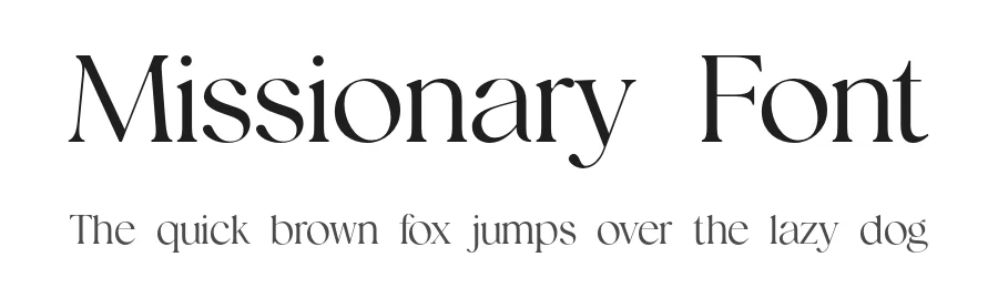 Missionary Font by UICreative — Serif Font