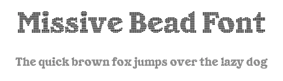 Missive Bead Font by kindtype — Display Font