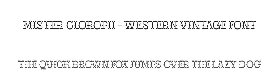 Mister Cloroph – Western Vintage Font by timelesstype.co — Serif Font