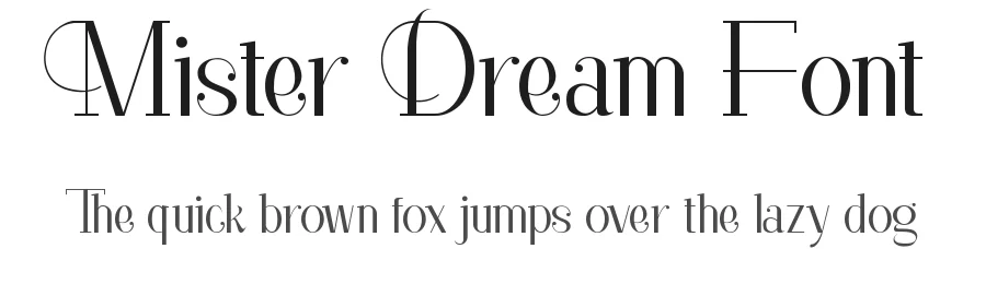 Mister Dream Font by noahtype — Display Font