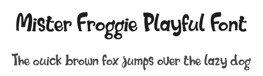 Mister Froggie Playful Font by Donis Miftahudin — Display Font