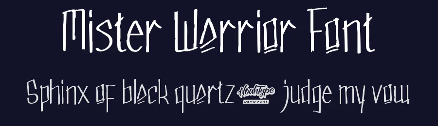 Mister Warrior Font by noahtype — Script Handwritten Font — thumbnail 2