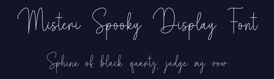 Misteri Spooky Display Font by DN Creative — Decorative Font — thumbnail 2