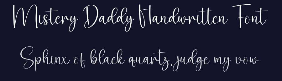 Mistery Daddy Handwritten Font by andikastudio — Script Handwritten Font — thumbnail 2
