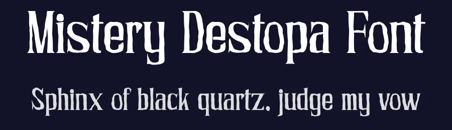 Mistery Destopa Font by SlideShoot — Serif Font — thumbnail 2