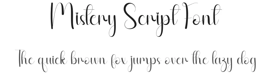 Mistery Script Font by andikastudio — Script Handwritten Font