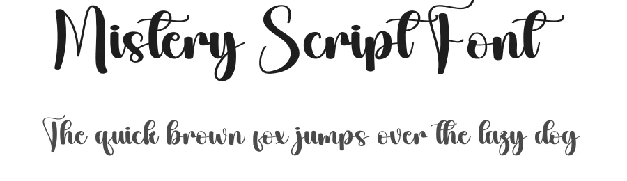 Mistery Script Font by andikastudio — Script Handwritten Font