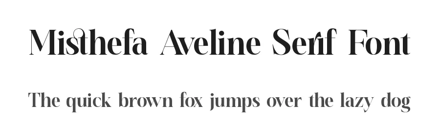 Misthefa Aveline Serif Font by timelesstype.co — Serif Font