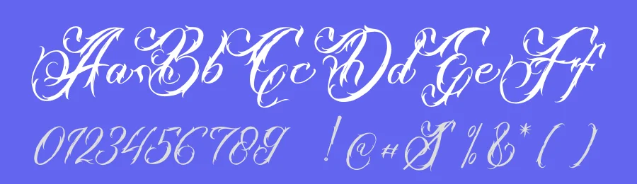 Misthycal | Tattoo Style Font by Denustudios — Blackletter Font — thumbnail 3