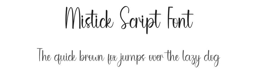 Mistick Script Font by inermediaSTUDIO — Script Handwritten Font