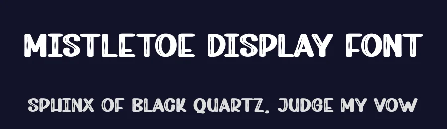 Mistletoe Display Font by andikastudio — Display Font — thumbnail 2