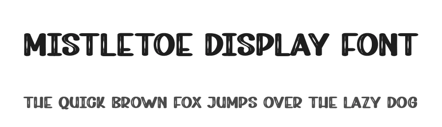 Mistletoe Display Font by andikastudio — Display Font