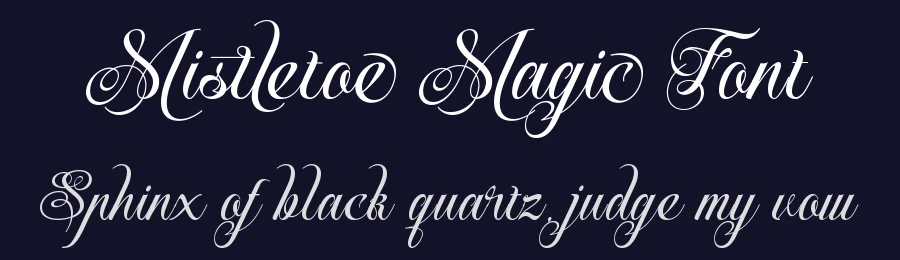 Mistletoe Magic Font by letterara — Script Handwritten Font — thumbnail 2