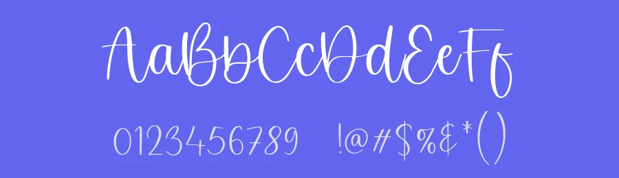 Misty Cloud Modern Calligraphy Font by balpirick — Script Handwritten Font — thumbnail 3