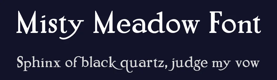Misty Meadow Font by AndrewPixel — Serif Font — thumbnail 2