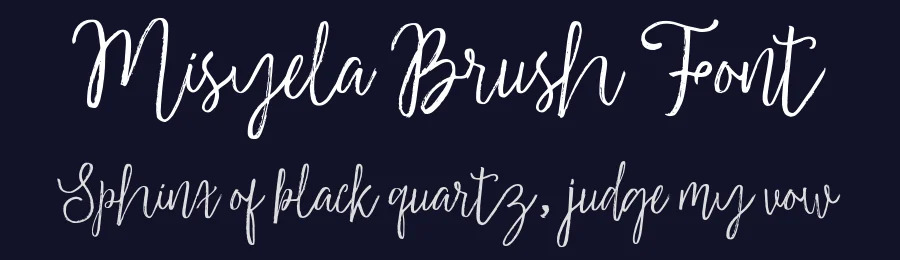 Misyela Brush Font by stripesstudio — Script Handwritten Font — thumbnail 2